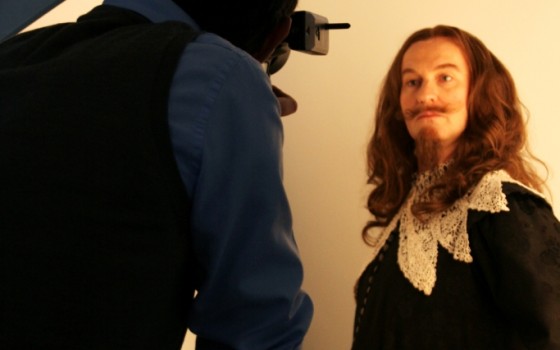 Behind the scenes at the 55 Days shoot